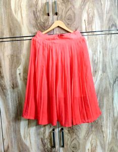Rust Colour Skirt Size-28-30