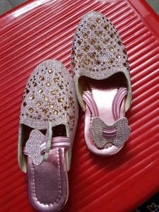 Sparkly Pink Mules