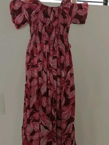 Floral Print Maxi Dress