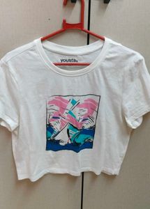 White Crop Top