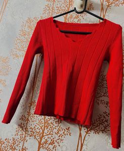 Fitted Red Top
