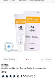 UV Doux Sunscreen Gel SPF 50