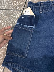 New Denim Cargo Shorts