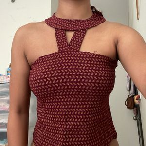 Stylish Neck Top