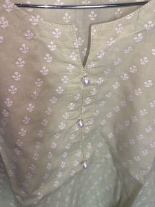 Green Floral Print Tunic