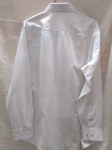 Men&#39;s White Long Sleeve Shirt