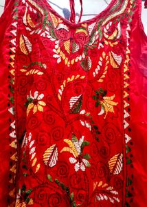 Thread Work Kurta