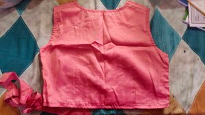 Elegant Pink &amp; Green Girls Dress