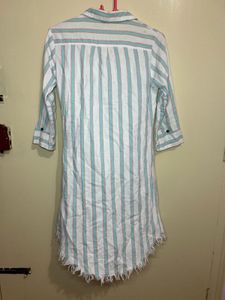 Striped Shirt Dress