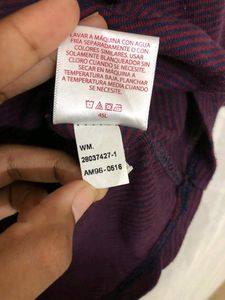 Faded Glory Purple Cotton T Shirt