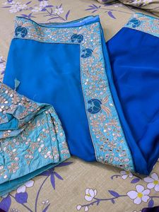 Saree with Embellishments