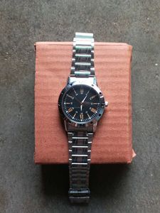 Classic Silver Chain Wristwatch