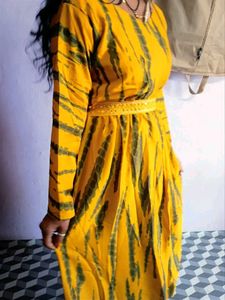 Yellow &amp; Green Maxi Dress