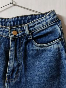 Ocean Blue Straight Fit Jeans Waist 28