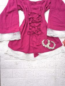 Corset Back Pinteresty Kurti🌷