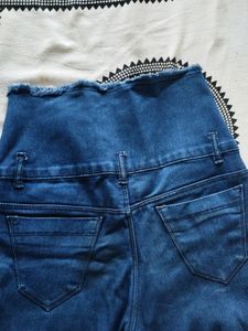 high waisted 5 button jeans
