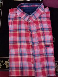 GANT Red Plaid Button-Down Shirt