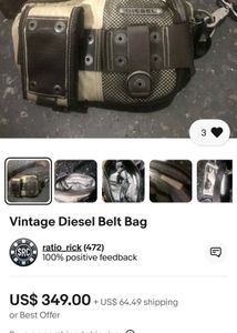 Authentic Diesel 2way Sling Bag