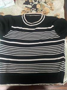 Striped Knit Sweater