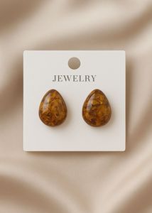 Tortoise Drop Earrings