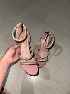 Pink Pencil Heel For All Party Wear