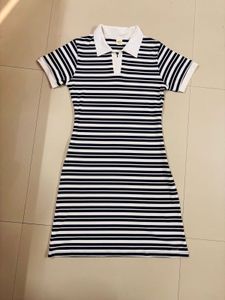 Striped Polo Mini Dress