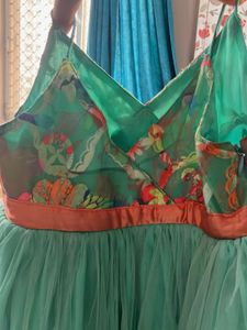 Mint Green Tulle Party Dress