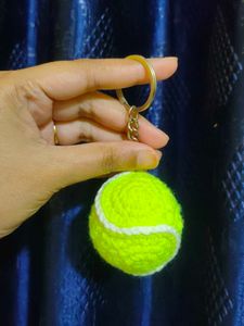 Tennis Ball Keychain