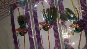 Peacock Rakhi(Pack Of 3Pc)🧤
