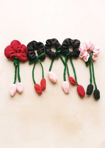 Cute Flower Scrunchies