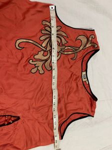 Ethnic Gown With Cape / Shrug