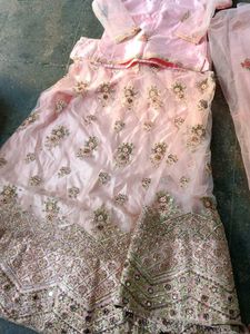 Elegant Pink Lehenga Choli Set