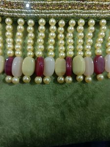 Embroidered Velvet Sling Bag