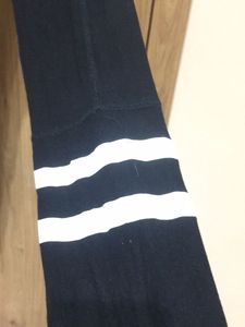 Striped Black Leggings