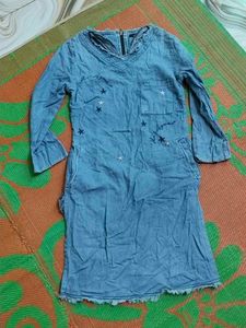 Denim Kurta