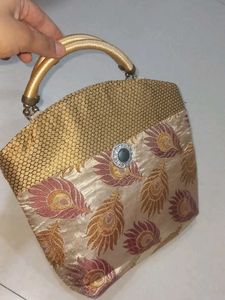 Peacock Feather Handbag