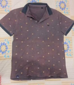 Patterned Polo TShirt