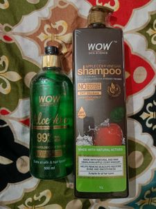Pack Of 2,  1 Litres Shampoo, Aloe Vera Gel 500ml