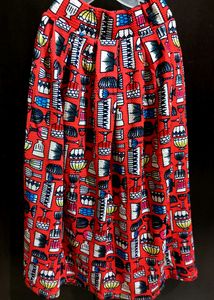 Skirt With Attach Shorts For  4-6 Years Girl