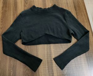 Black Crop Top