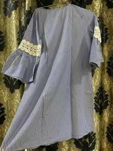 Sky blue tunic dress