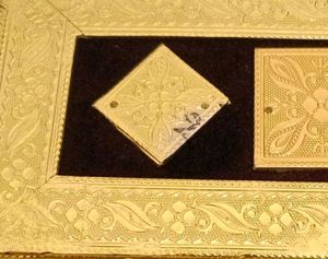Golden Jewelry/dryfruit Multipurpose Box For Sale