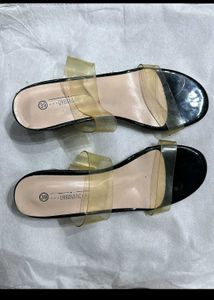 Black Urbantic Transparent Heel