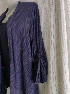 M&amp;S Zebra Print Cardigan &amp; Tank Set