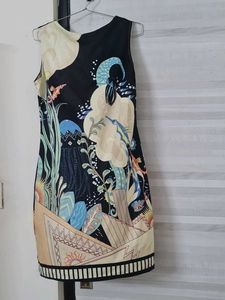 Patterned Sleeveless Dress