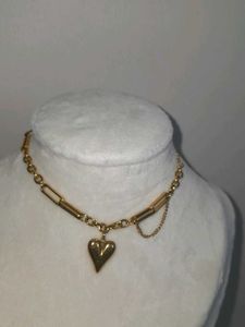 Heart Charm link bracelet