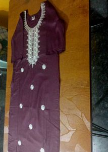 Elegant Maroon Kurta