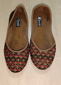 Embroidered Flats & Sandals