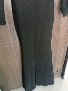Beautiful🤩🤩 Long Sleeve Maxi Dress (Black)-Backl