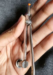 Silver Adjustable Compass